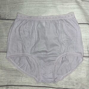 Sears Women’s 7 Vintage The Doesn't Panty Pima Cotton Lace Trim Underwear
